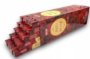 Kadzidełka indyjskie Hem Red Rose Róża 200szt