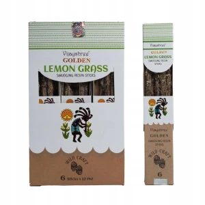 Kadzidełka Żywiczne na patyku Trawa Cytrynowa 30g Golden
