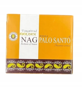 Kadzidełka stożkowe Golden Nag - Palo Santo 24g
