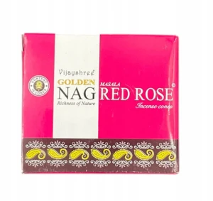 Kadzidełka stożkowe Golden Nag - Red Rose 24g