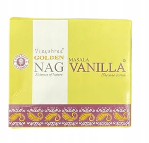 Kadzidełka stożkowe Golden Nag - Wanilia 24g
