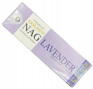 Kadzidełka zapachowe dhoop Golden Nag - Lawenda 10szt