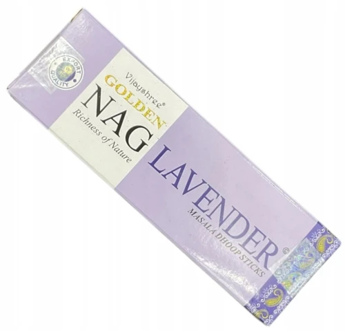 Kadzidełka zapachowe dhoop Golden Nag - Lawenda 10szt
