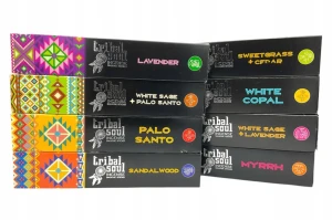 Kadzidełka pyłkowe Tribal Soul zestaw 8 zapachów 120g