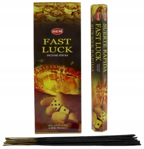 Kadzidełka indyjskie Fast Luck 20szt HEM