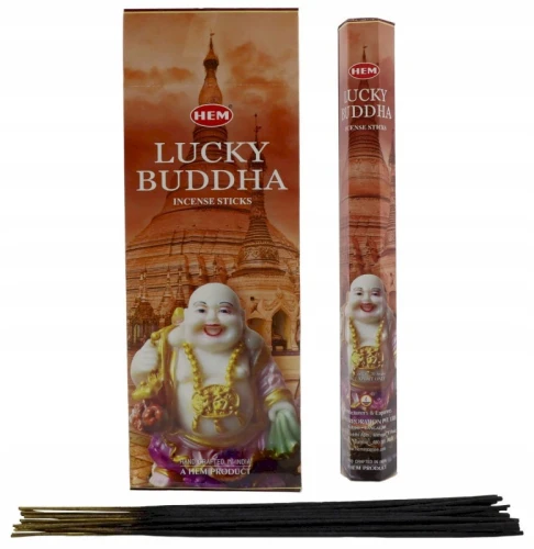 Kadzidełka indyjskie Lucky Buddha 20szt HEM