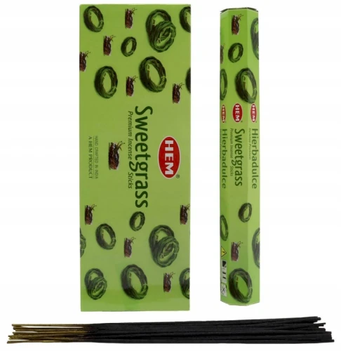 Kadzidełka indyjskie Sweetgrass 20szt HEM