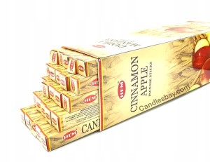 Kadzidełka indyjskie Hem Jabłko Cynamon 200szt