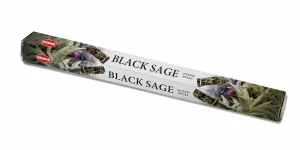 Kadzidełka indyjskie Black Sage 20szt KRISHAN