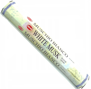 Kadzidełka długie White Musk Białe Piżmo 20szt Hem