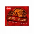 Kadzidełka stożkowe Sandał Cynamon HEM 10szt
