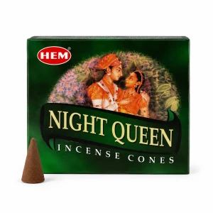 Kadzidełka stożkowe Night Queen HEM 10szt