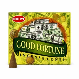 Kadzidełka stożkowe Good Fortune HEM 10szt