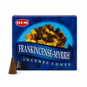 Kadzidełka stożkowe Frankincense - Myrrh HEM 10szt