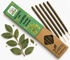 Kadzidełka Inspirowane Ziemią Palo Santo i Liść Laurowy
