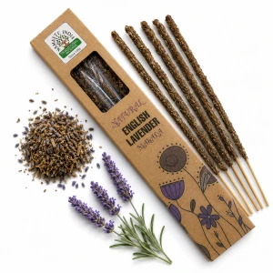Naturalne Botaniczne Kadzidełka Lawenda