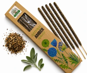 Naturalne Botaniczne Kadzidełka Amber Bursztyn