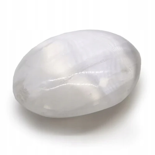 Selenit Palm Stone Naturalny Kamień do Medytacji i Relaksu