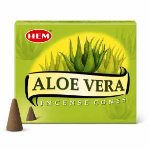 Kadzidełka stożkowe Aloes Aloe Vera Hem 10szt