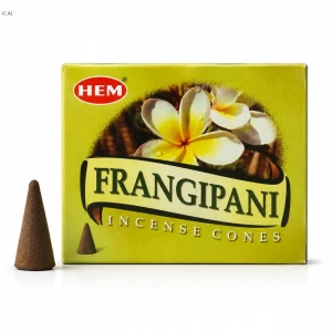 Kadzidełka stożkowe Frangipani HEM 10szt