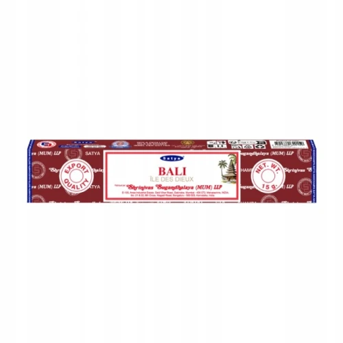 Kadzidełka indyjskie Bali Island Of The Gods 15g SATYA