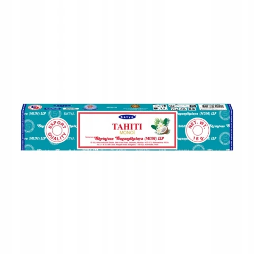 Kadzidełka indyjskie Tahiti Monoi 15g SATYA