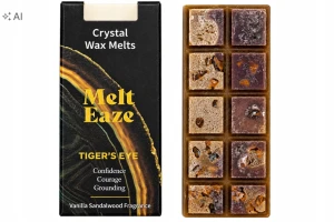 Wosk Zapachowy Melt Eaze 50g - Drzewo Sandałowe Wanilia i Tygrysie Oko