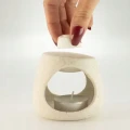 Ceramiczny Kominek Zapachowy Zen - Ścięty Kamyk