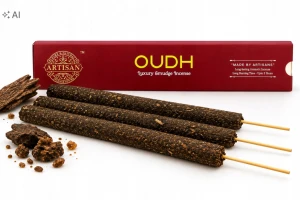 Grube Kadzidełka Rzemieślnicze Artisan OUDH 3szt