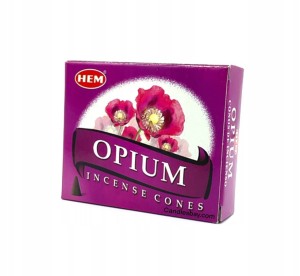 Kadzidełka stożkowe Opium Hem 10szt