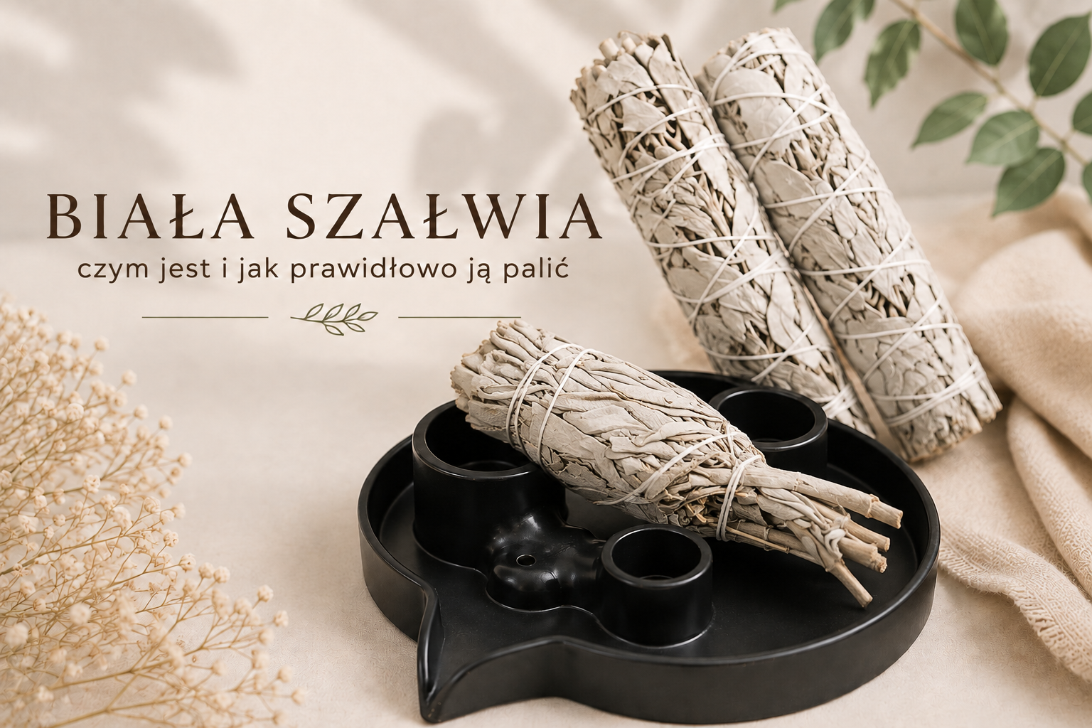 Biała szałwia – czym jest i jak prawidłowo ją palić?